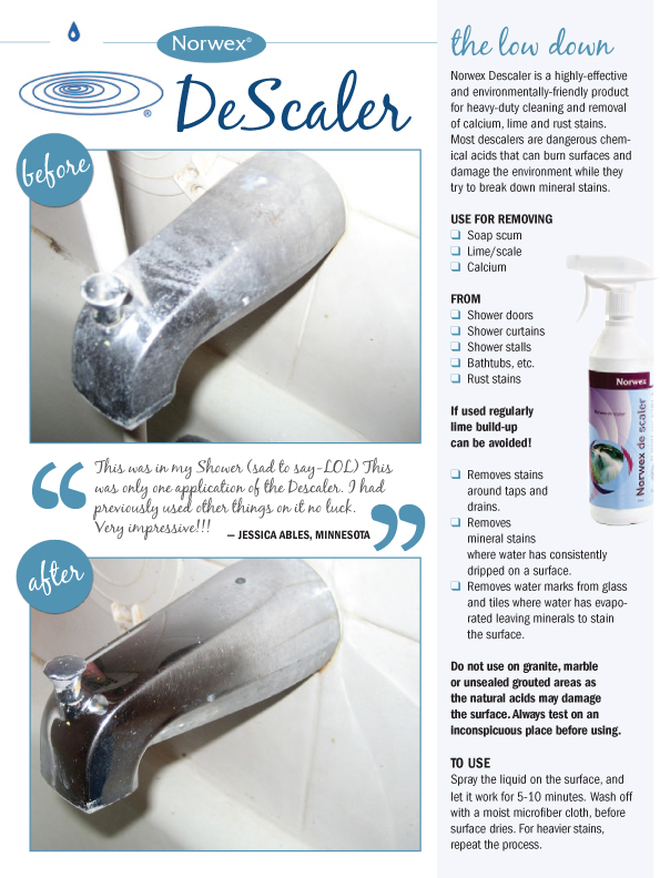 Norwex Descaler Review Results Before After